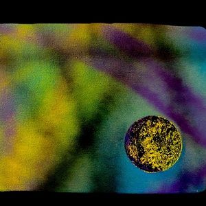 Galaxy canvas painting